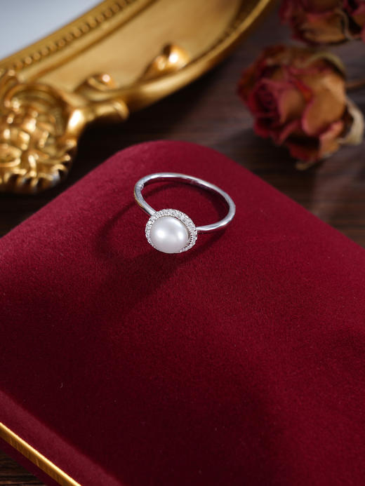 子佩集S925银珍珠戒指【JL070241】纯银2412 商品图0