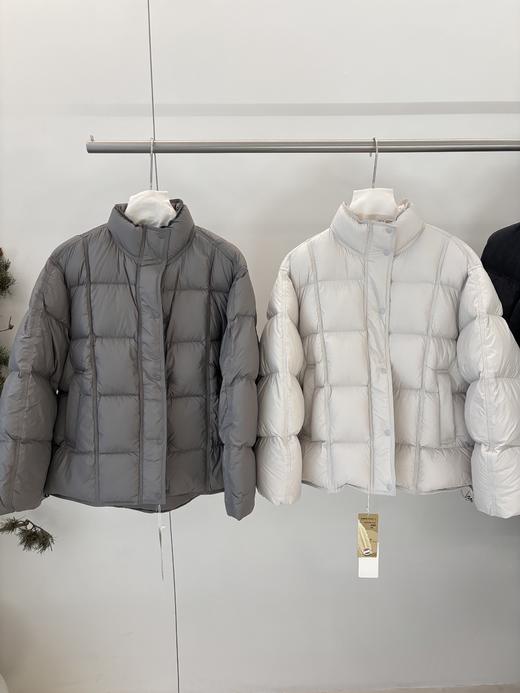 【门店同款】ENJOY冬季“暖冬知性”小立领方块羽绒服 168045211 商品图1