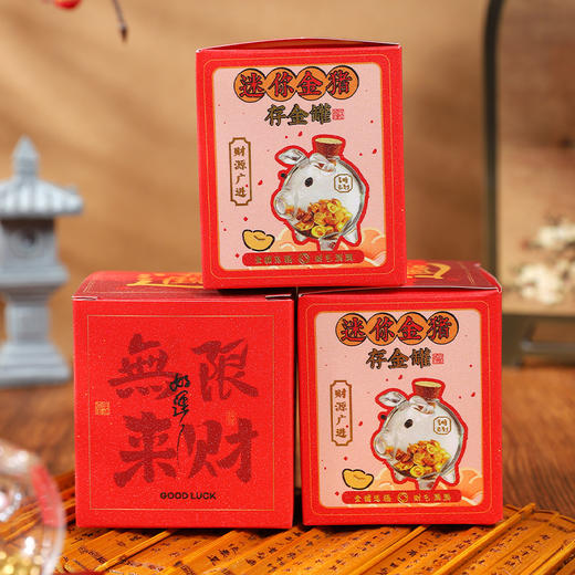 高颜值迷你金猪玻璃金罐存金罐-纪念日百货门店同款167101612 商品图3