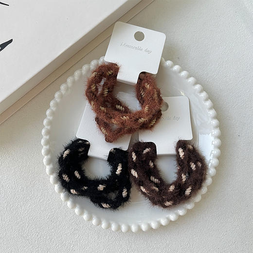 秋冬绒绒包绕高弹力3根发绳-纪念日百货门店同款167949699 商品图0