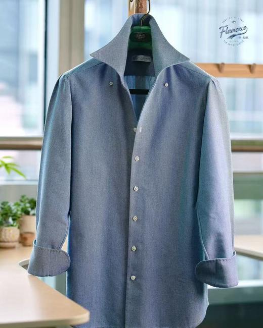 「36色可选」Flamenco 印花法兰绒埃及棉意式工艺衬衫 商品图5