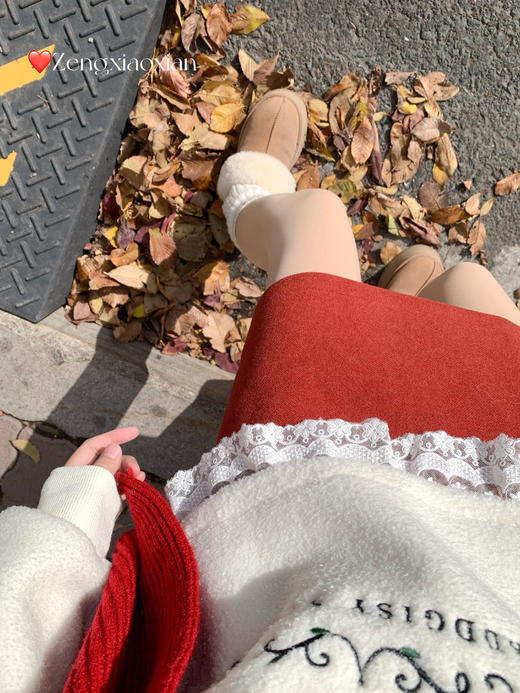 <曾小咸推荐> 现货秒杀！微信超特价！刺绣羊羔毛无帽圆领卫衣 日常189.99 立减90 秒杀99.99！ 商品图6