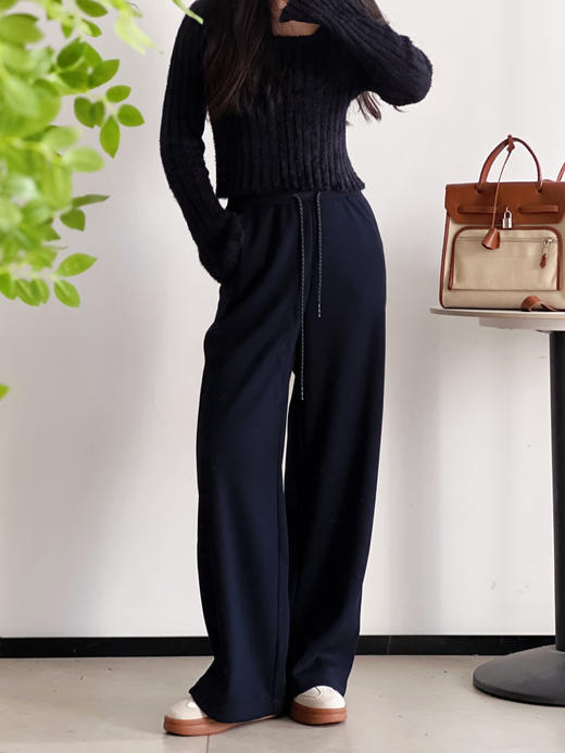 【劳特布伦羊毛醋酸阔腿裤SS503】✅独家客供羊毛醋酸面料！‍质感超软！‫像舒芙蕾一般的松软质地-PWJCY 商品图3