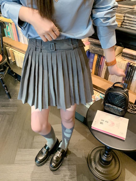 <曾小咸推荐>现货秒杀！微信超特价！韩系学院风 日常169.99 立减110 秒杀79.99！！ 灰色百褶裙  秒杀89.99！ 商品图14