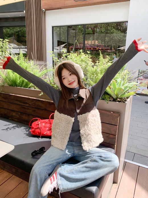 <曾小咸推荐>现货秒杀！微信超特价！半高领灰色长袖针织衫 日常109.99 立减40 秒杀69.99！ 商品图6