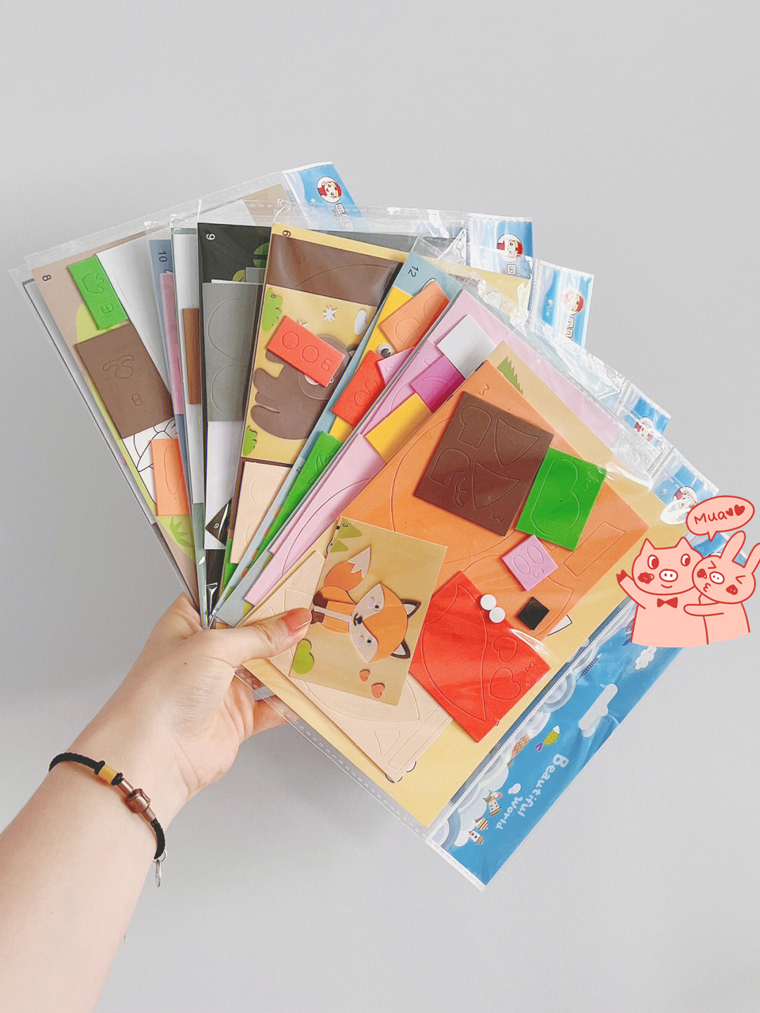 3D立体DIY贴画、6个主题不挑款式随机发【2月开学文具合集】