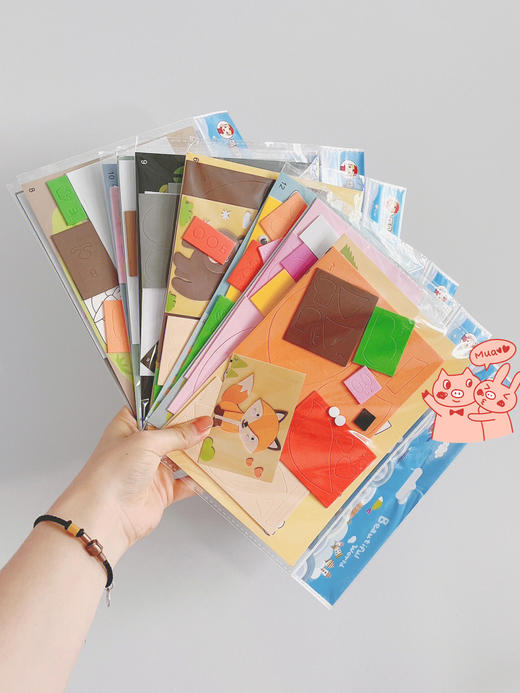 3D立体DIY贴画、6个主题不挑款式随机发【2月开学文具合集】 商品图0