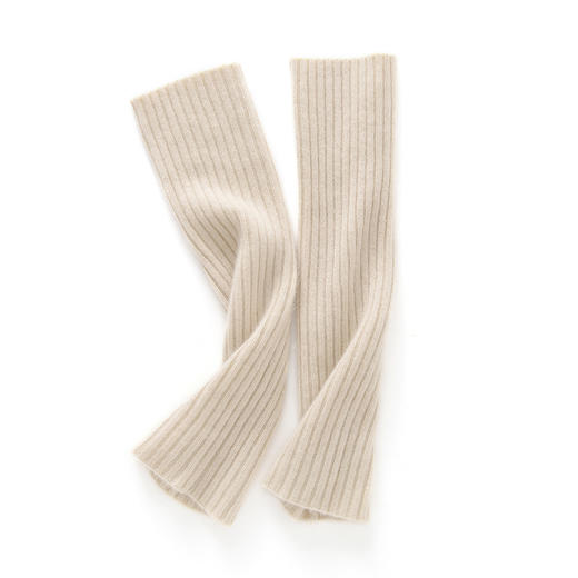 【暖冬拍档】100%纯山羊绒袜套长筒针织保暖堆堆袜保暖腿袜 商品图3