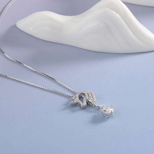 【宏艺珠宝】星熠独角兽·银s925项链 商品图1