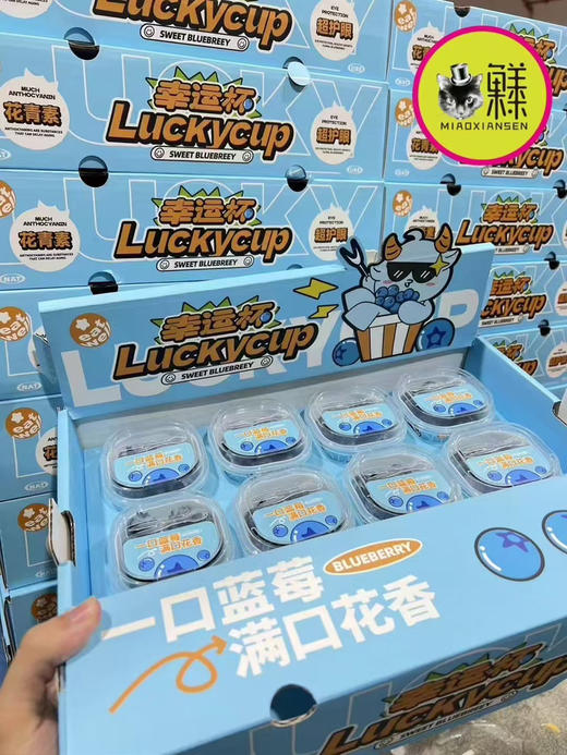 喵眼蓝莓幸运杯礼盒杯杯新鲜蓝莓15mm+中大果包邮 商品图0