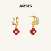 ARSIS丨 幸运符号系列 鸿运四叶草双圈耳钉 商品缩略图0