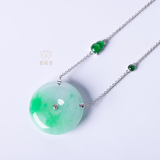 【福禄平安】翡翠平安扣项链-GZ12508007 商品图1