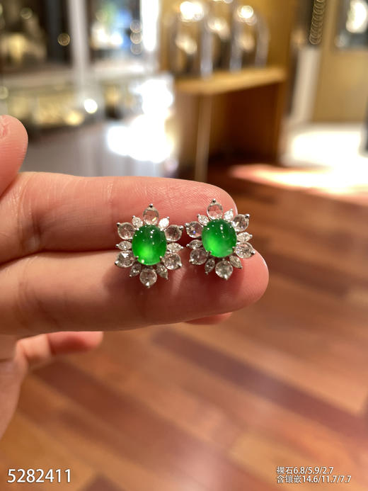 5282411，蛋面耳钉。具体价格微信咨询 商品图6