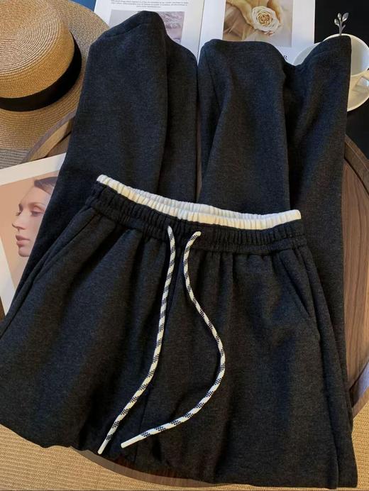 🔥🔥【2025爆款休闲裤】加绒加厚云感裤～801拼色腰头冬季颗粒绒厚款休闲裤-喜出 商品图4