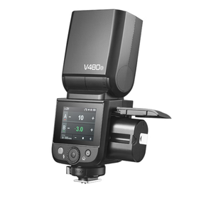 神牛V480触屏机顶闪光灯高速同步TTL锂电池热靴灯外拍便携婚礼摄影灯