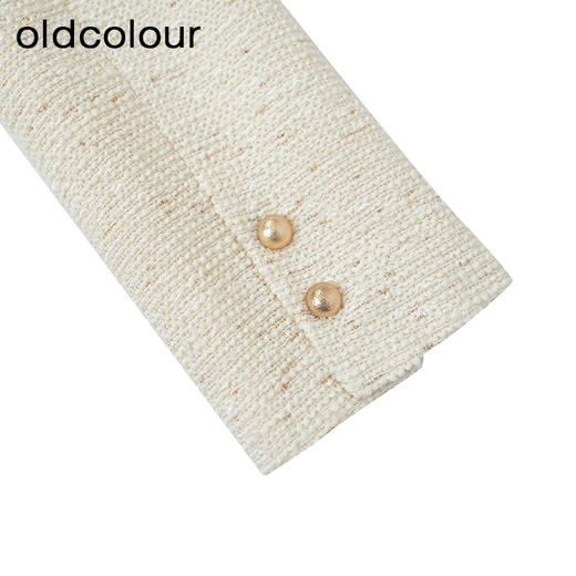 oldcolour欧珂冬季小香风时尚气质优雅宽松短外套女BQ480401A1 商品图4