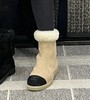 重磅渠道   香nn中筒雪地靴  麂皮撞色拼接 毛茸茸雪地靴 商品缩略图1