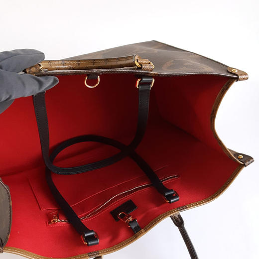 【95新】LV路易威登ONTHEGO大号手袋M45320经典老花纹大号ONTHEGO单肩手提包女士241125AK17 商品图8