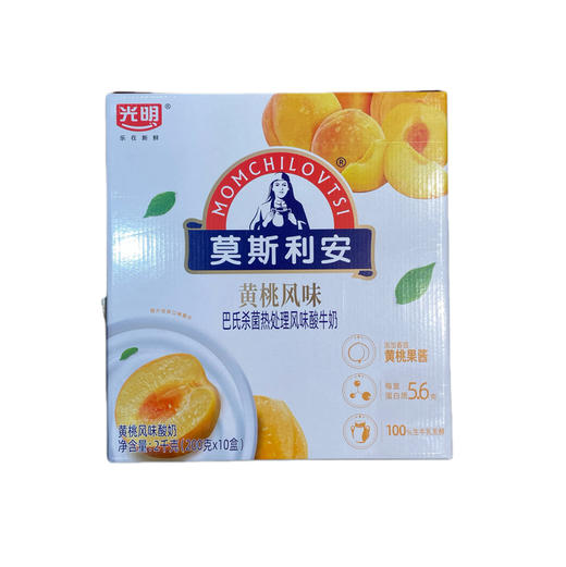 光明莫斯利安黄桃风味酸奶 商品图0