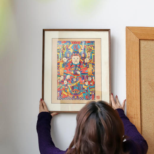 杨家埠木版年画 新中式摆件贴画新年家居装饰 商品图5