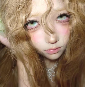 Huohuocon 浅草梦核 半年抛直径14.5mm混血美瞳 绿色