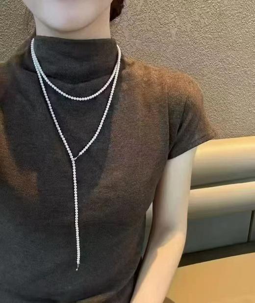 【辉姐严选】Ak极光淡水珍珠毛衣链/珍珠手机链丨3-4mm带盒发货 （如需定制可联系客服） 商品图6