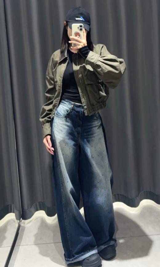 女款水晶牛仔裤长裤la 商品图2