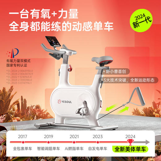 YESOUL野小兽美体动感单车减肥健身器材M2T 商品图0