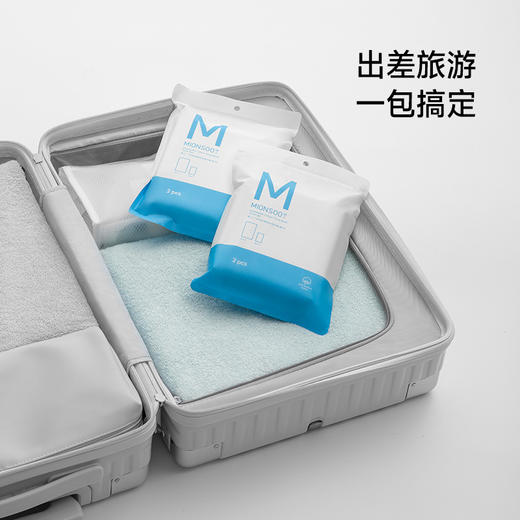 棉上 一次性全棉毛浴两件套 M1038 （3包） 商品图3