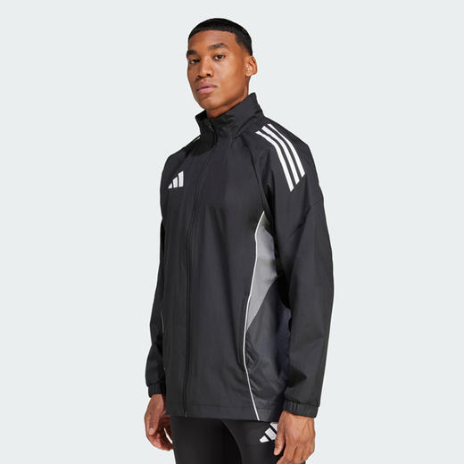 小李子ADIDAS阿迪达斯连帽足球运动训练风雨拉链夹克成人男IW0427 商品图2