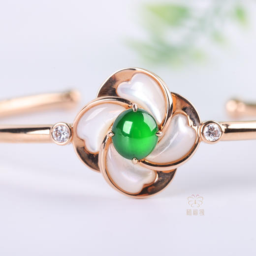 【唯爱永恒】绿翠贝母手环-SZ12403052 商品图3