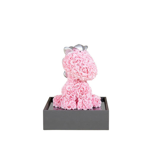 【马年爱礼】ROSEONLY诺誓 高端定制 永生玫瑰 玫瑰公仔 玫瑰马  30cm  定制款 送女友爱人礼物 商品图3