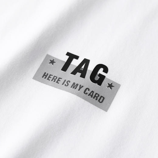 GXG男装【100%棉】秋季时尚简约字母印花男士百搭长袖T恤K&C 商品图4