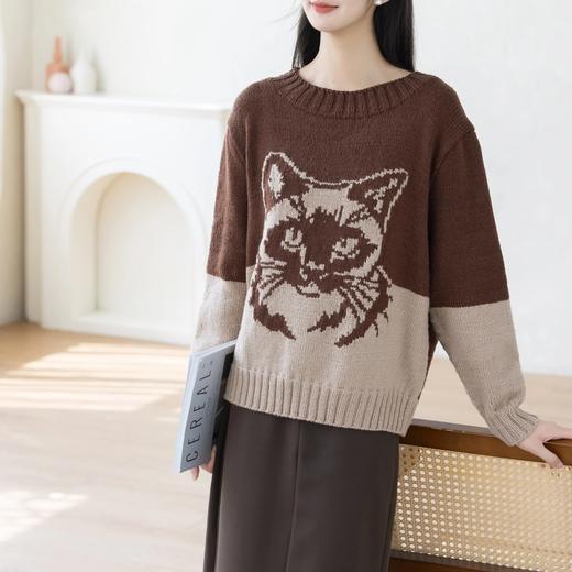 苏苏姐家猫嘟嘟毛衣手工DIY编织棒针羊毛线衣服毛线团自制材料包 商品图1