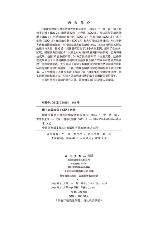 地球大数据支撑可持续发展目标报告（2024）：“一带一路”篇 商品图2