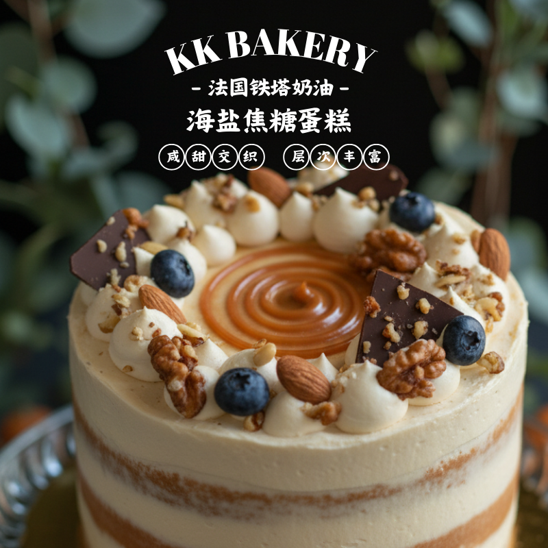 海盐焦糖蛋糕