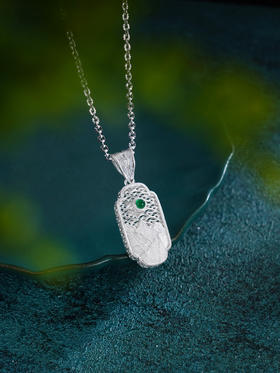 子佩集S990银【山河湘貌】小号套链【DSTL001】纯银大师工坊原创作品山水花丝项链2412