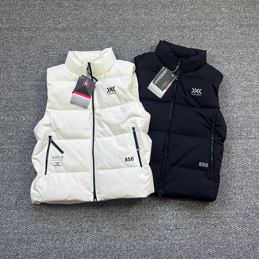 原单正品 X-BIONIC 25年秋冬新款~850蓬松90%白鹅绒情侣款保暖面包羽绒马甲，男女同款
颜色：黑色 白色
尺码：xs~xxL 商品图0