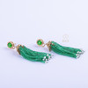 【摇曳生姿】祖母绿流苏耳坠     SH 12206021 商品缩略图5