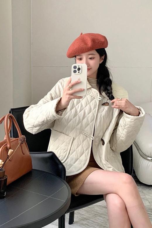 LNNNS 高级感洋气菱形格子棉服厚实外套 21575 商品图2