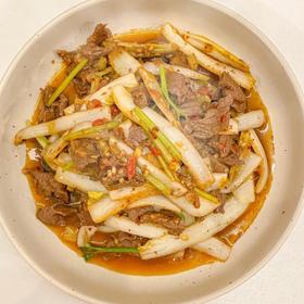 “阿德童年” 白菜梗炒肉