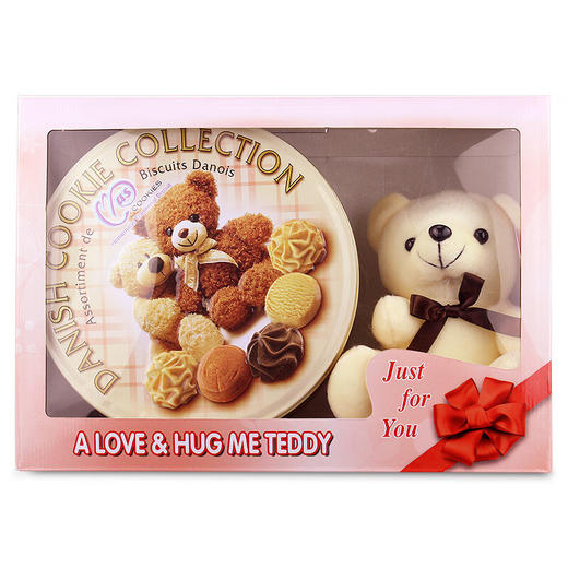 麦阿思小熊松脆曲奇饼干礼盒400g 商品图5