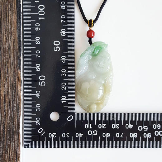 【天然正品】天然细腻糯种福禄寿寿星公（福寿安康）翡翠吊坠项链280325AH52 特价 商品图9