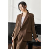 剩S/L/XL 米思阳2026春季新款英伦风高级感职业西装修身直筒干练外套女0337 商品缩略图2