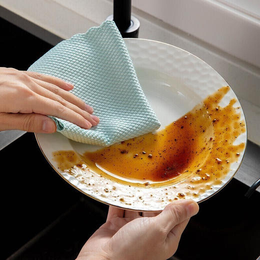 美穗吉家 鱼鳞抹布10条装 商品图4