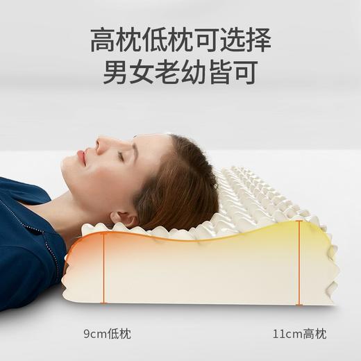 佳奥 大颗粒按摩款乳胶枕J13B26AW2-BK 商品图2