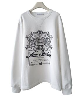 中性款厚版棉圈印花卫衣ba001