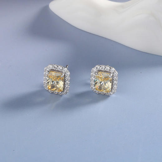 【宏艺珠宝】金方星幻·银s925耳饰 商品图0