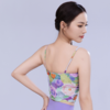 壁虎瑜伽【云舒】2512SY457梦幻修腰印花吊带背心-偏小【5天发货】（一体式胸垫） 商品缩略图4