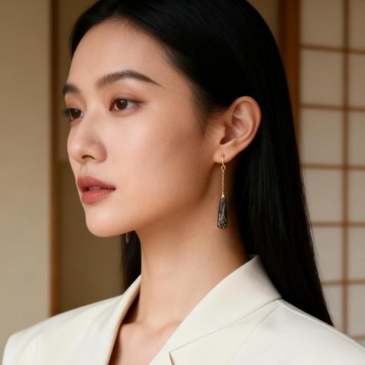 耳畔·风景线丨天然文莱沉香耳饰 沉水级丨合集 商品图1